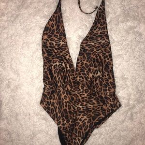Cheetah Print Bathing Suit